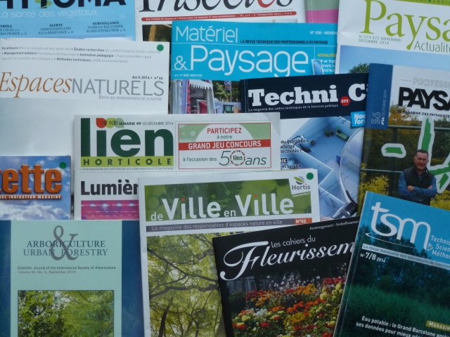Panorama des revues dépouillées à Plante & Cité